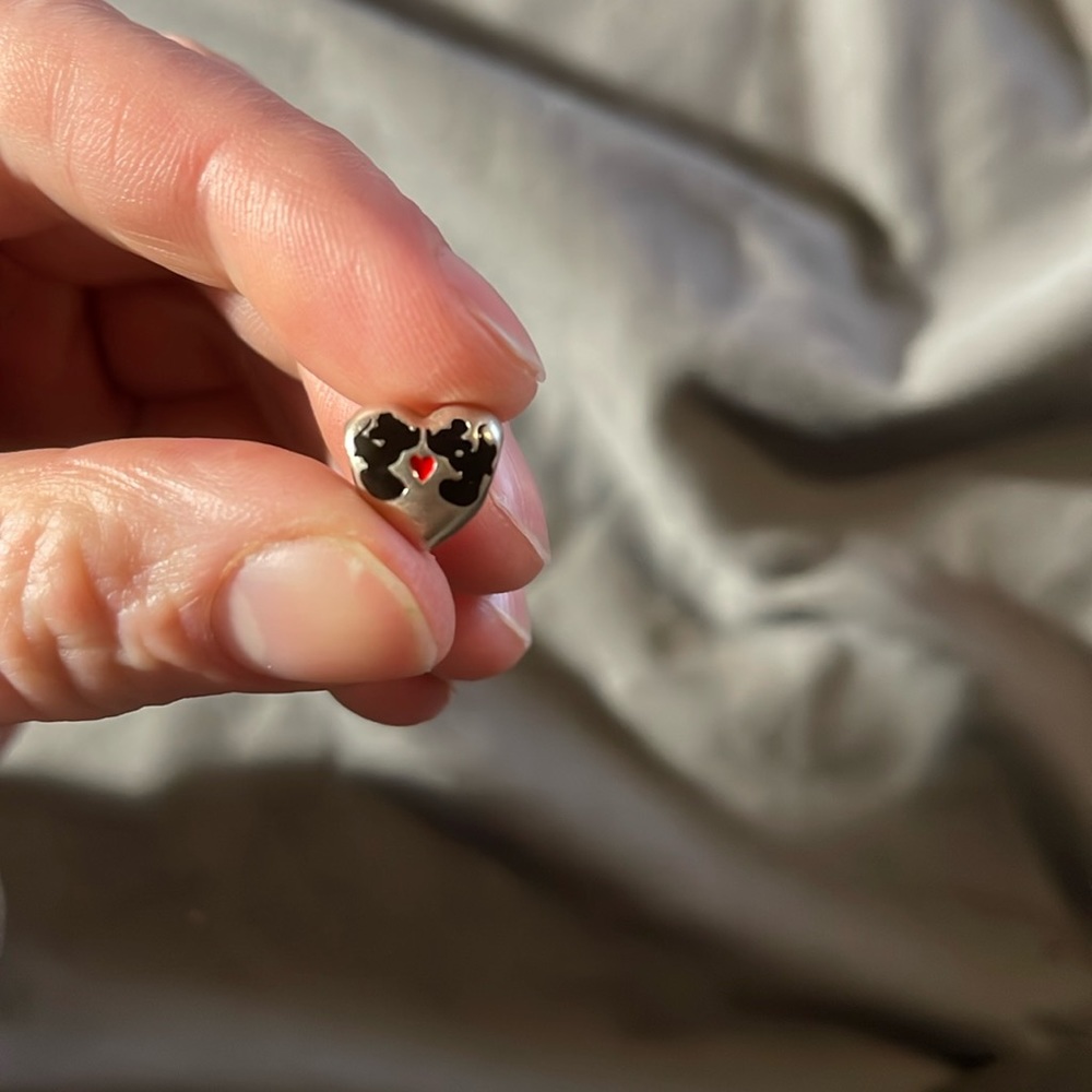 - Disney pandora silver charm Mickey and Minnie believe in magic